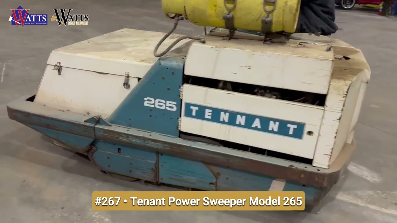 2026 SECA #267 • Tenant Power Sweeper Model 265