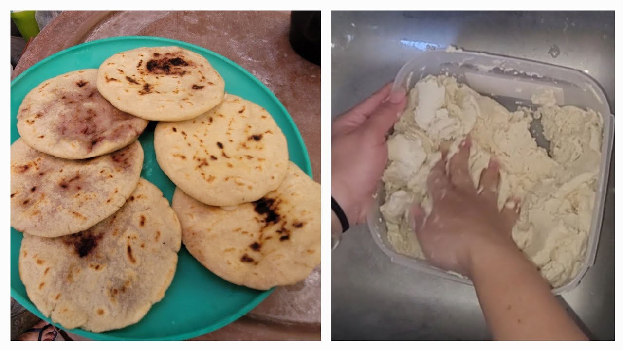 Pupusas de queso y revueltas, Para Disfrutar en Familia 🤗