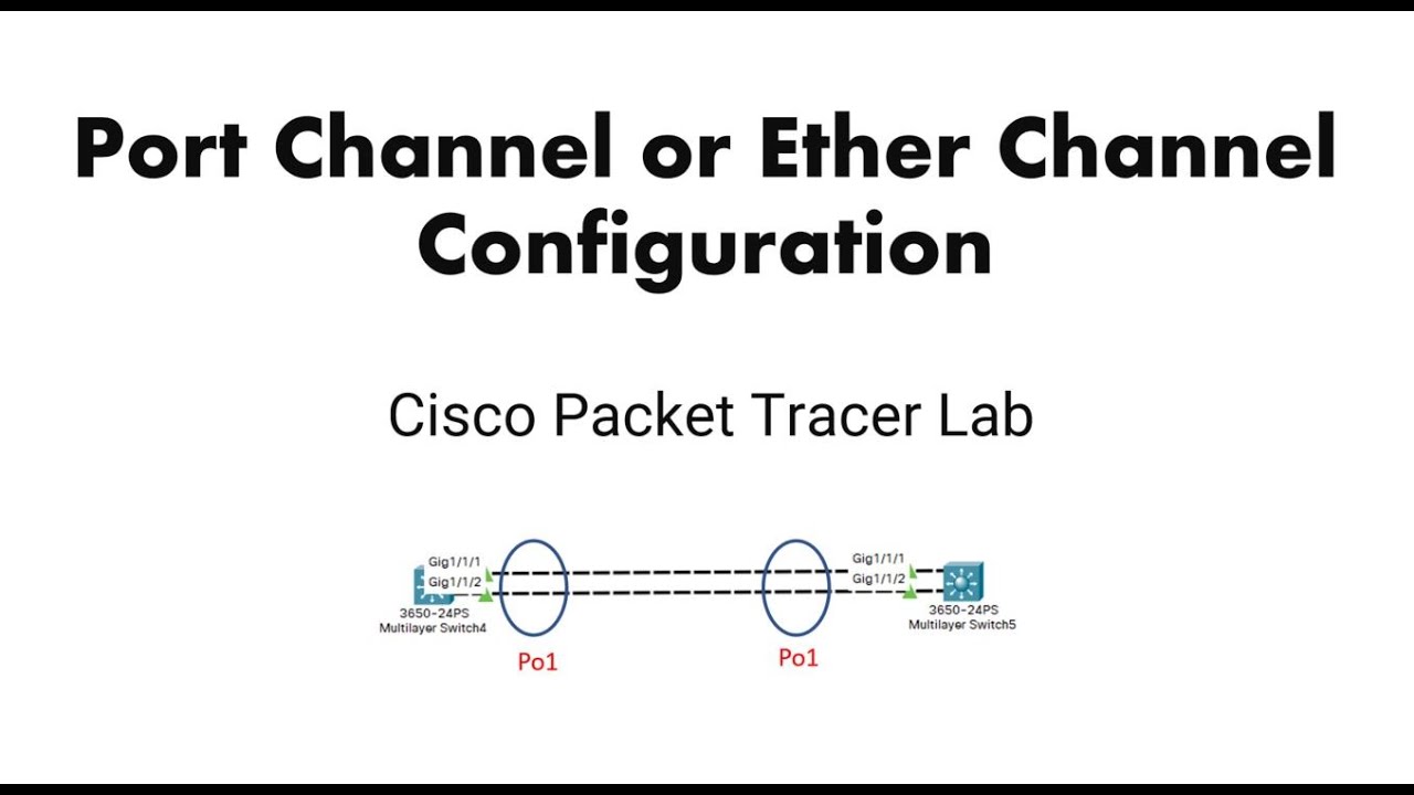 Лабораторная работа Cisco Pack Tracer — конфигурация Port Channel или EtherChannel