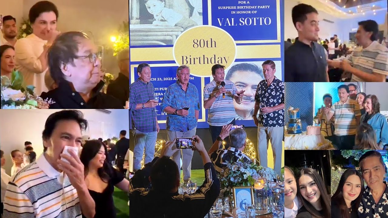 Vic at Tito Sotto PINAIYAK ang Kapatid Val Sotto 80th Birthday SURPRISE with Sotto Family