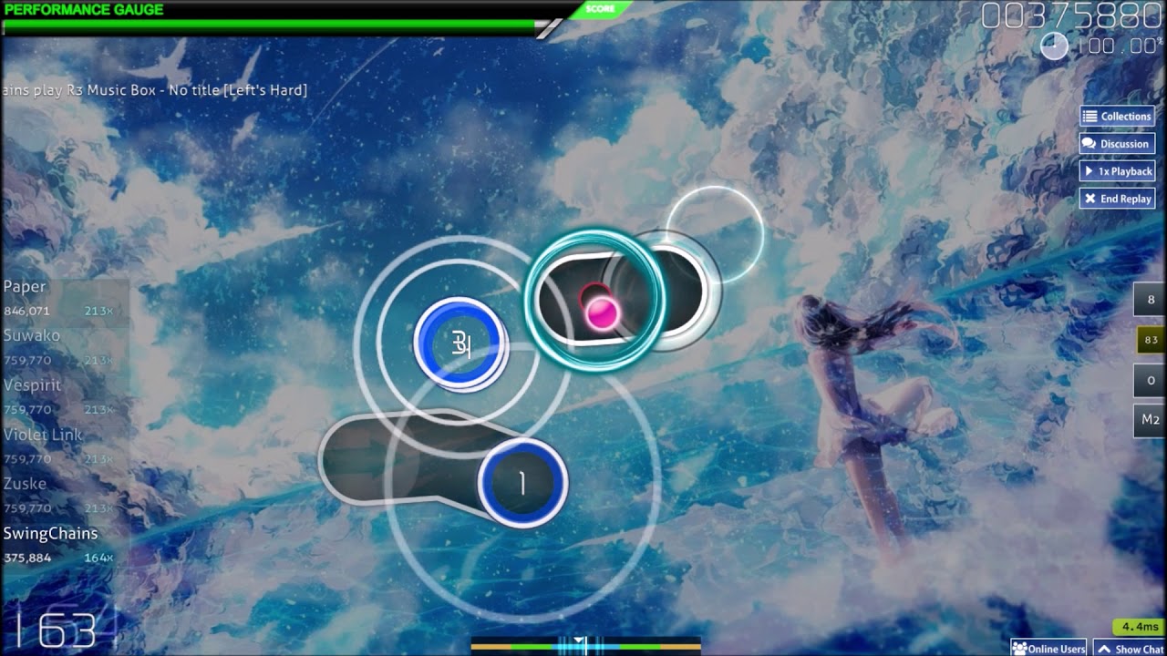 osu! R3 Music Box - No title [Left's Hard] FC SS