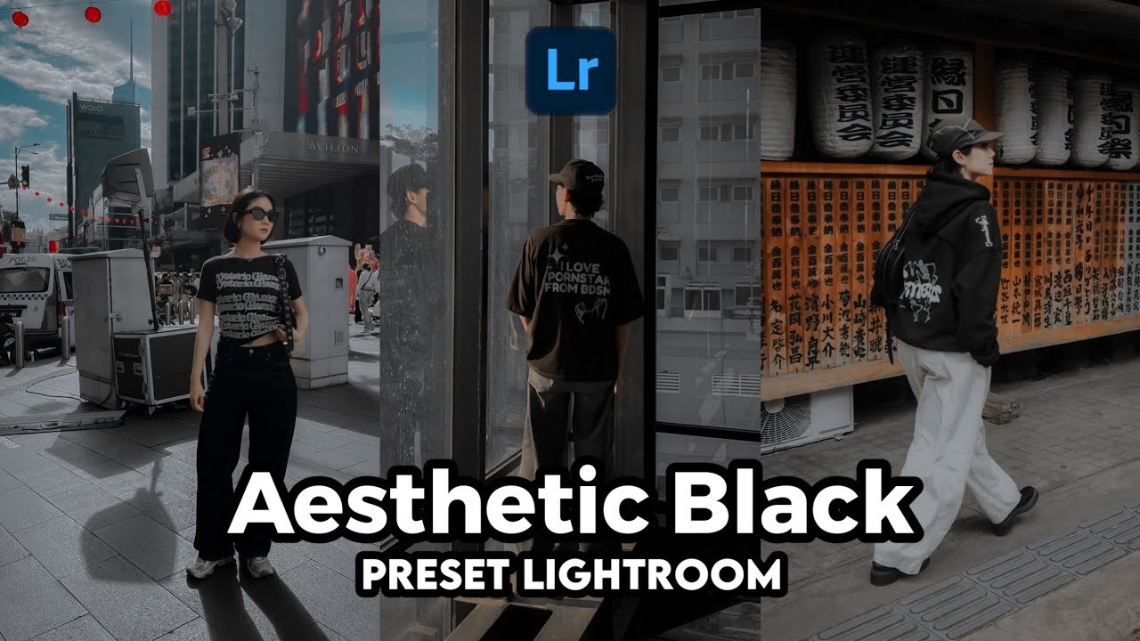 FREE 50+ PRESET LIGHTROOM | AESTHETIC BLACK | LIGHTROOM TUTORIAL