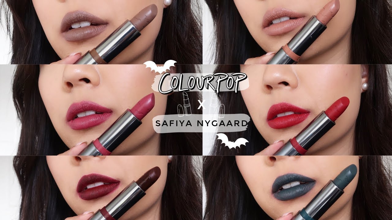 COLOURPOP X SAFIYA LUX LIPSTICK COLLECTION ⋆ Review, Lip Swatches + Comparisons!