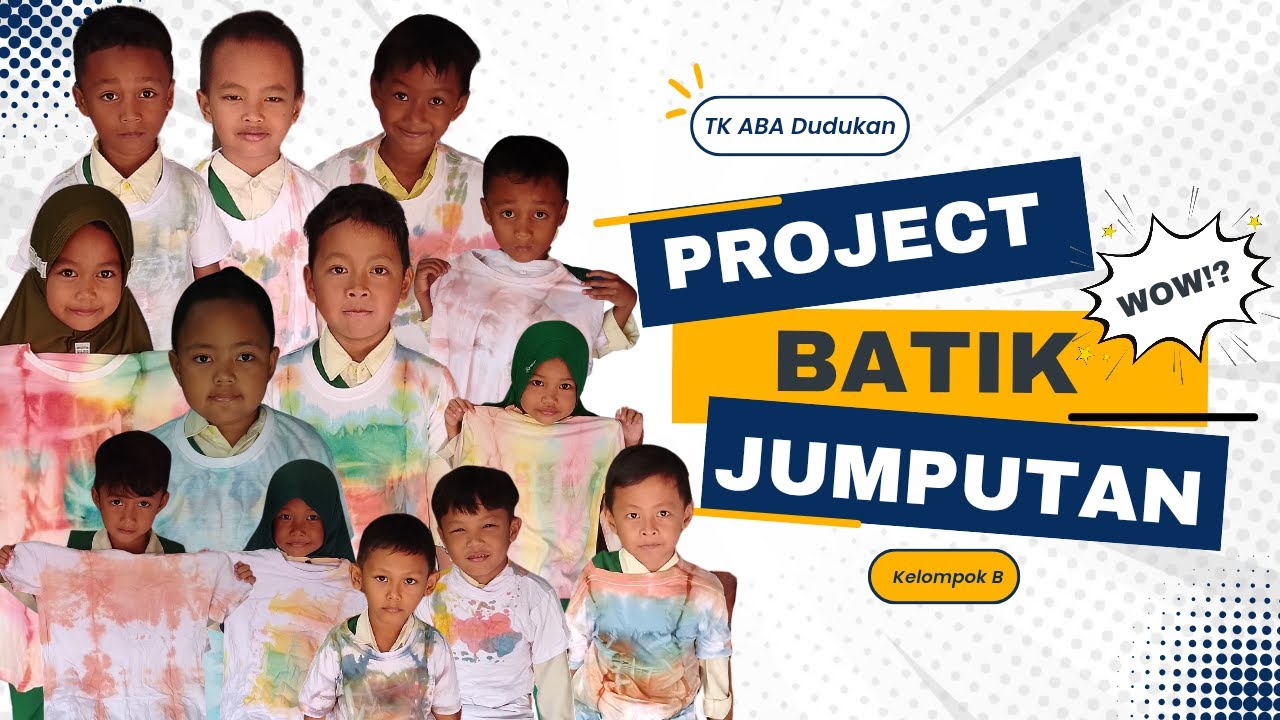 Membuat Batik Jumputan | Pembelajaran Project TK