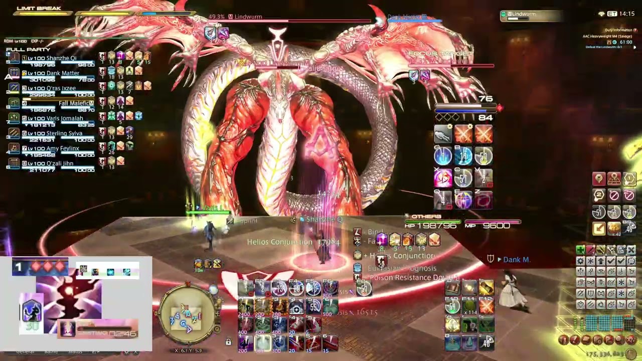 RDM PoV | FFXIV M12S P1 7.4 Day 3 First Clear + Transition