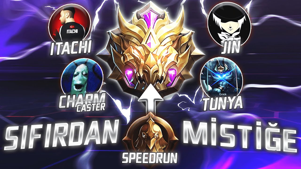 SIFIRDAN MİSTİĞE SPEEDRUN! GUS KOF ÇIKAR MI? @JinMobileLegends @tunyamlbb @diyar35itachi @charmcaster