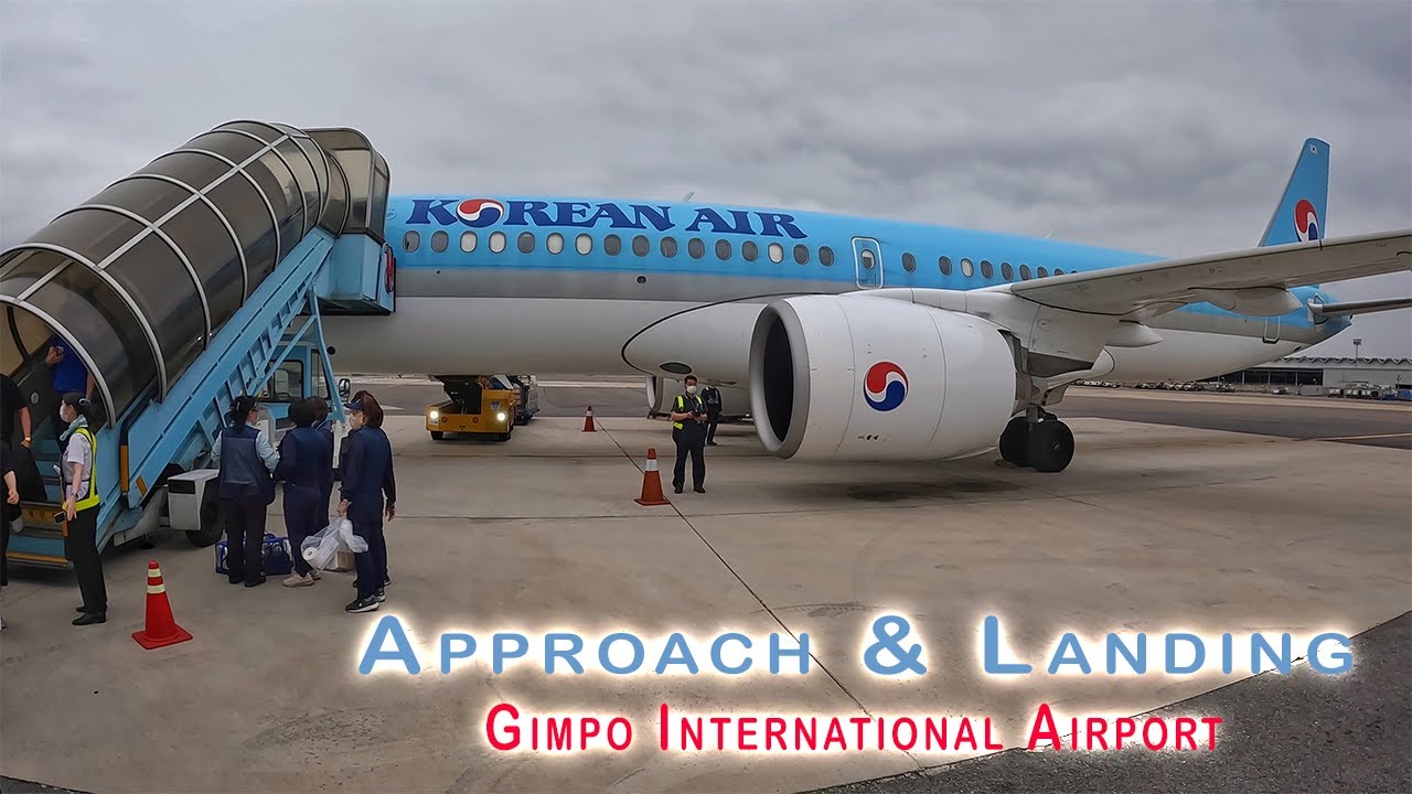 Full Approach & Landing at Gimpo International Airport | Korean Air 1602