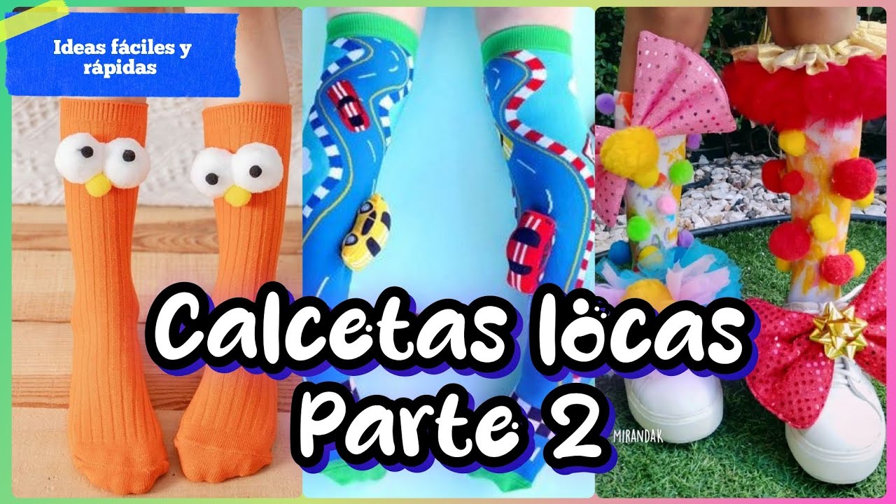 🛑 Ideas de calcetas locas parte 2 / Día del niño