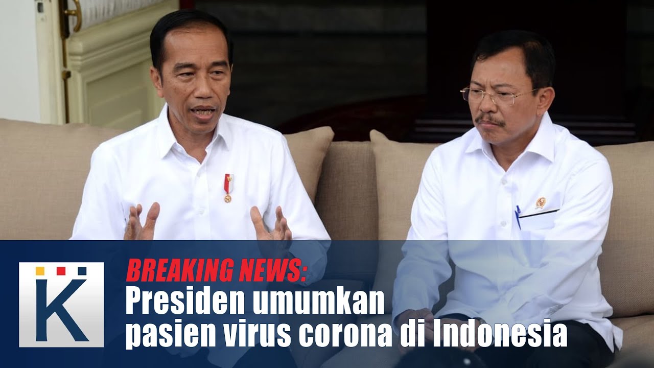 BREAKING NEWS: Presiden Jokowi umumkan pasien virus corona di Indonesia