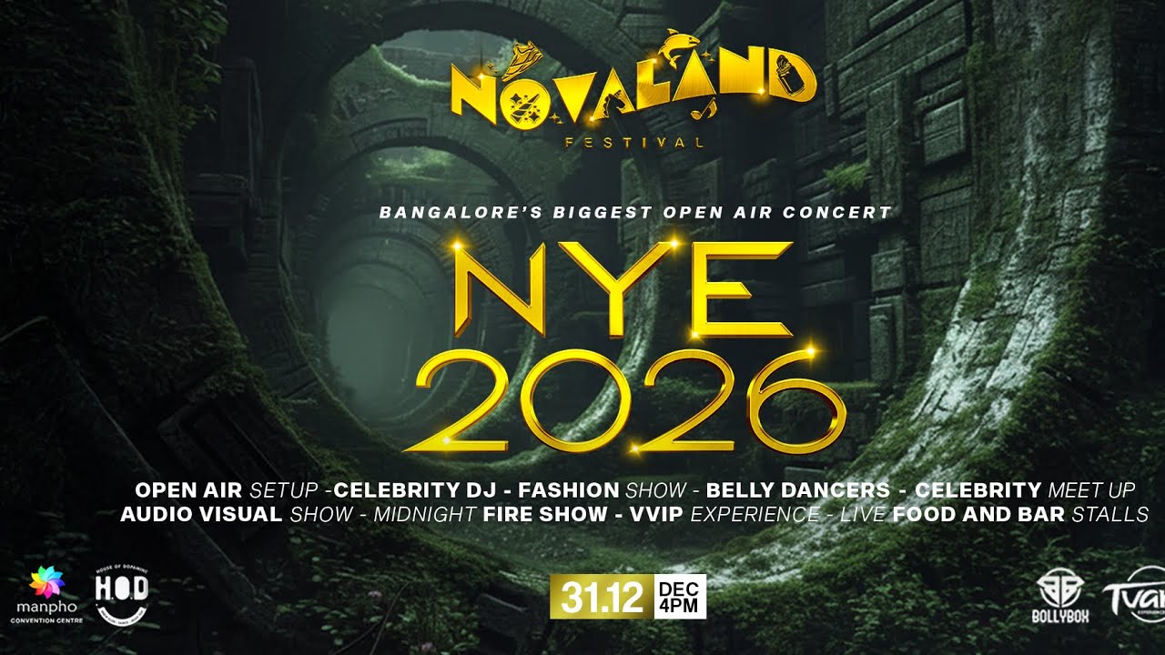 NOVALAND 2026 Biggest New year party in Bangalore 