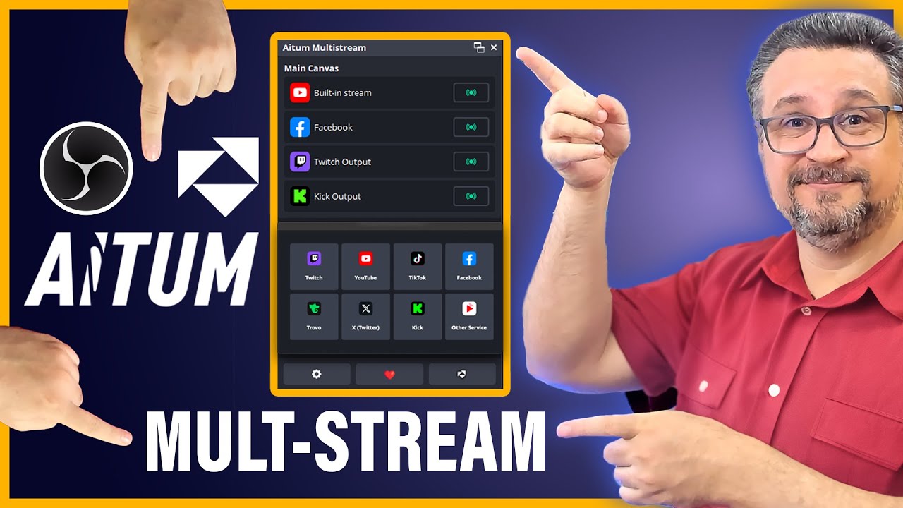 Aitum MultiStream: Como Fazer MULTISTREAM Horizontal e Vertical no OBS STUDIO
