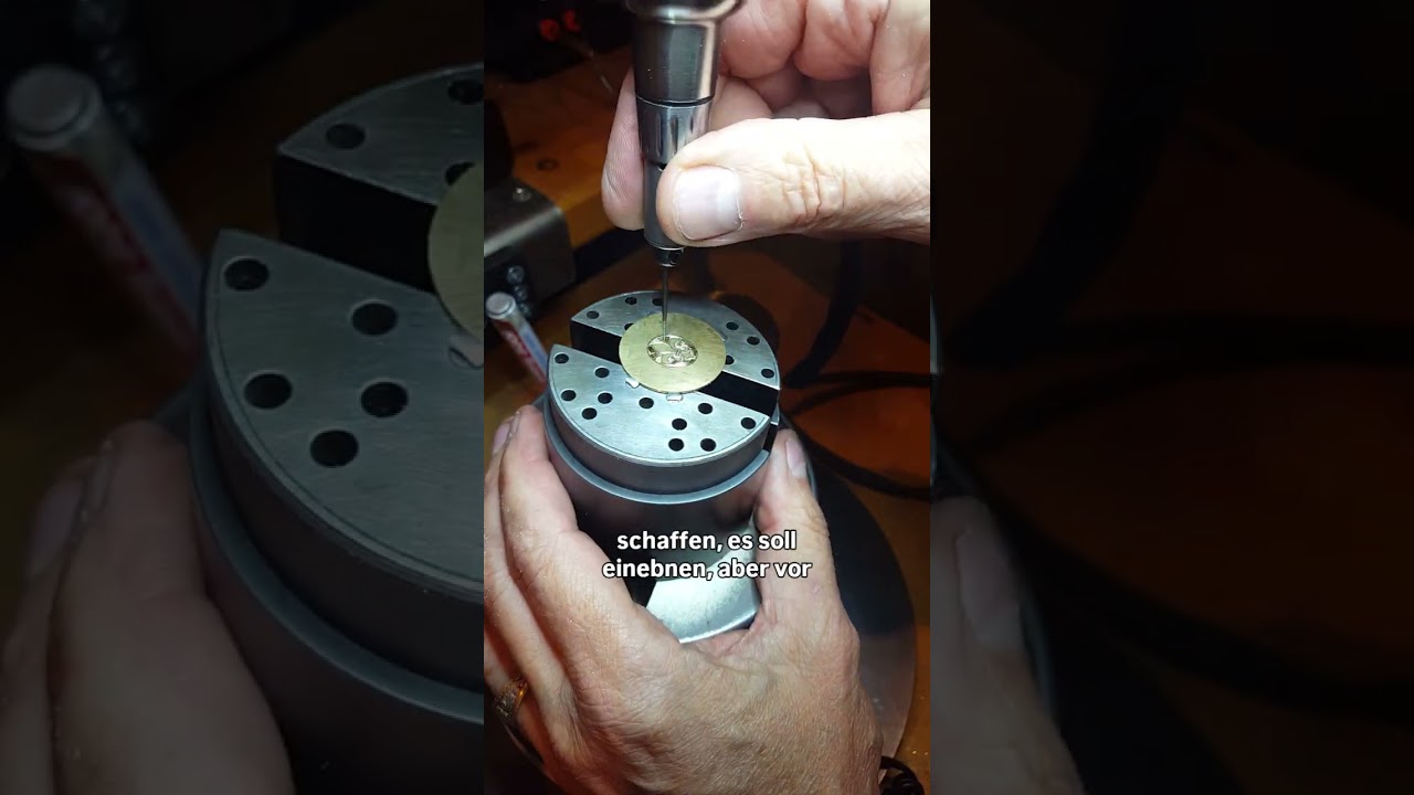 Hintergrund stippeln in der Handgravur