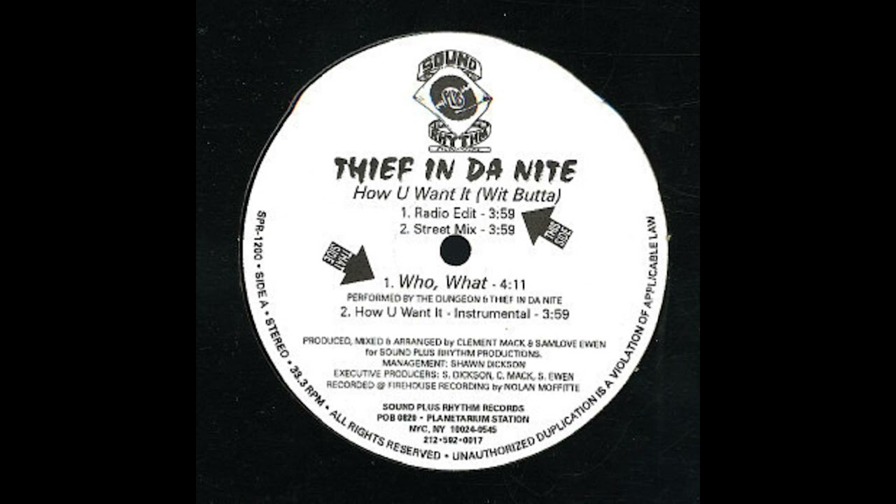Thief In Da Nite - Who, What Feat The Dungeon (1995) (better audio)