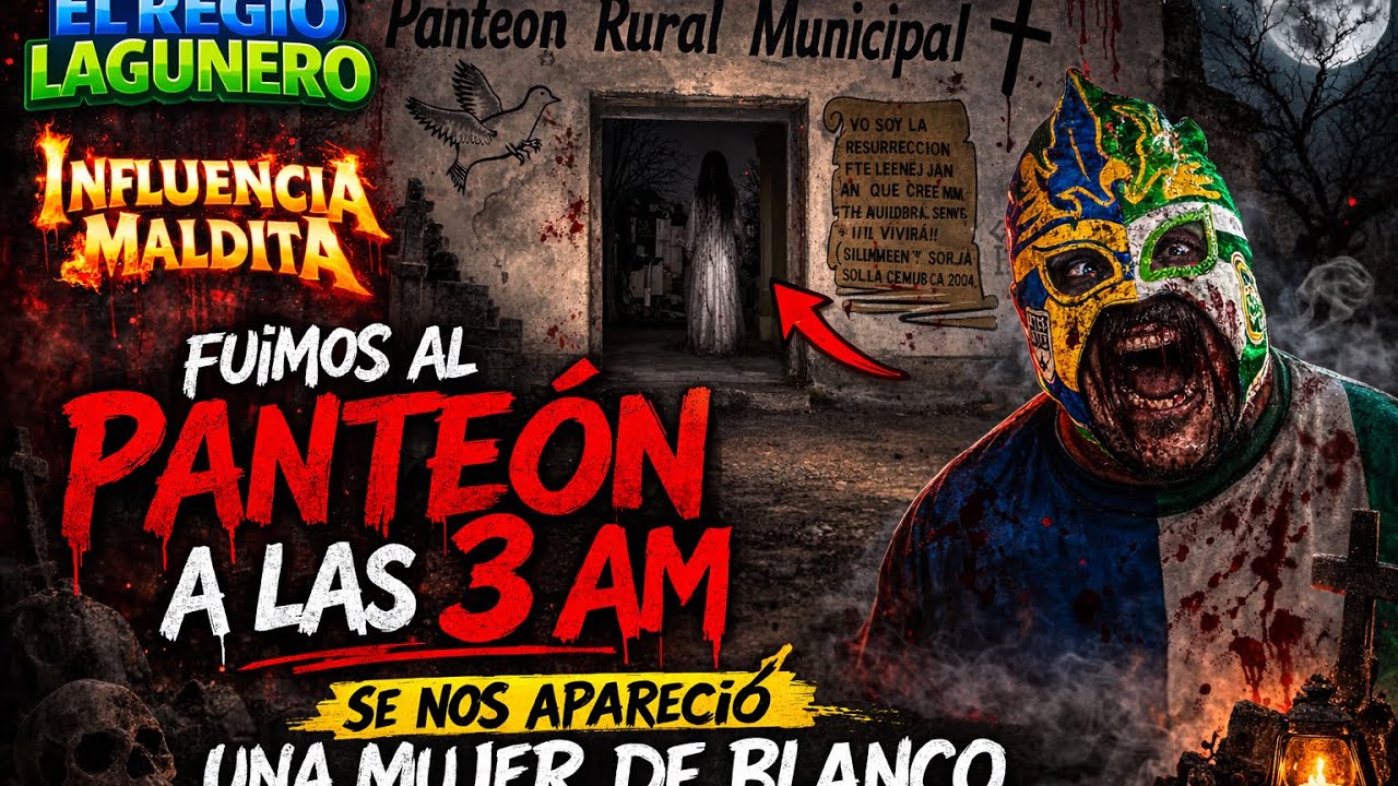 FUIMOS AL PANTEÓN A LAS 3 AM CON LA INFLUENCIA MALDITA /EL REGIO LAGUNERO 