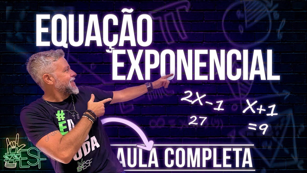 Equação Exponencial - Aula de Matemática com Prof. Heraldo