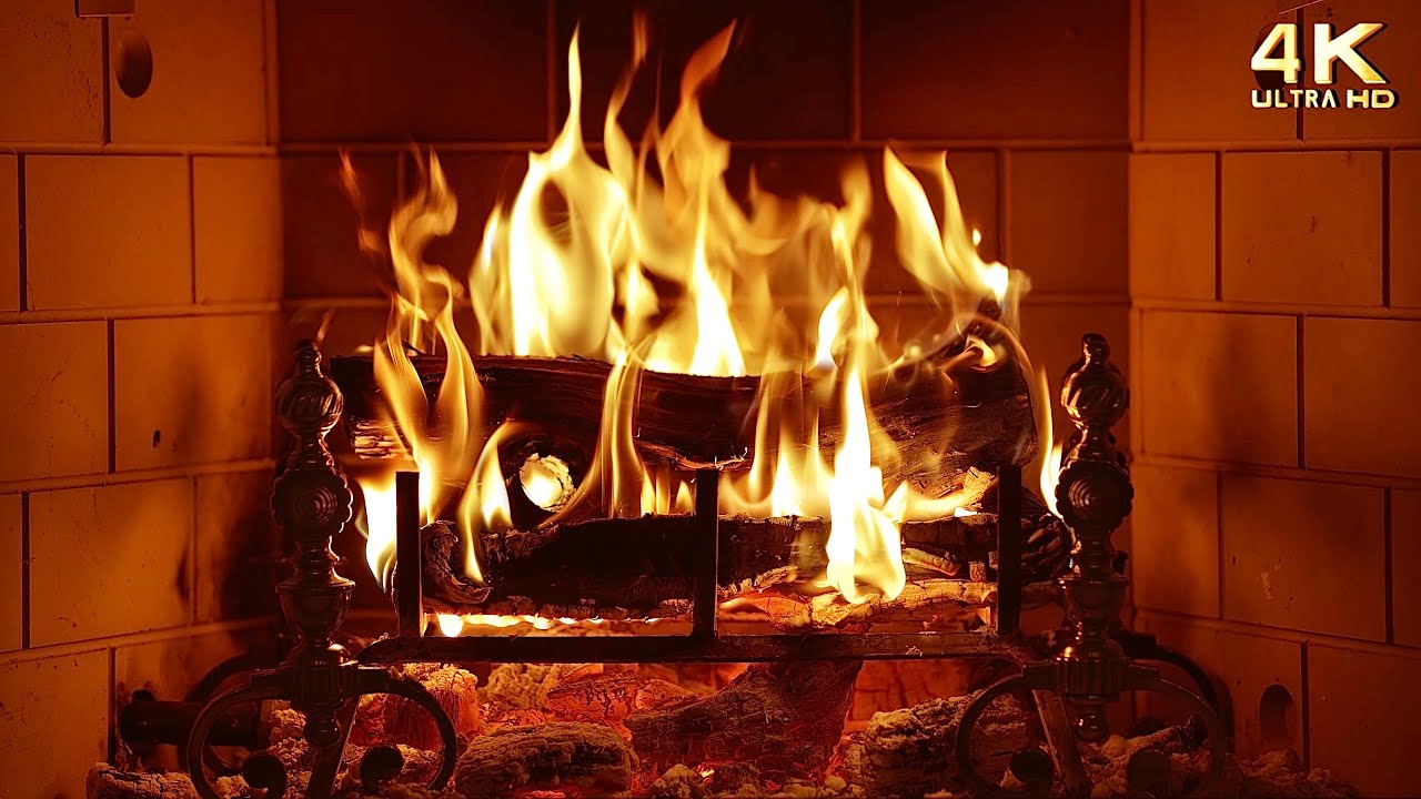 🔥 Cozy Fire Crackling (10 Hours) 🔥 4k Fireplace Ambience & Burning Sounds (No Music)