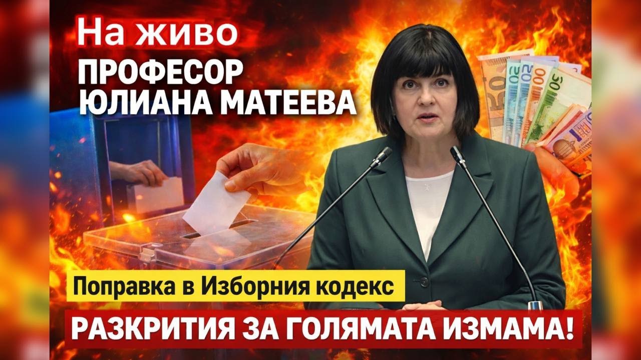🔴 НА ЖИВО – ПРОФЕСОР ЮЛИАНА МАТЕЕВА: ИЗМАМАТА НА ВЪЗРАЖДАНЕ, СЛАВИ ТРИФОНОВ И МЕЧ ЛЪСНА