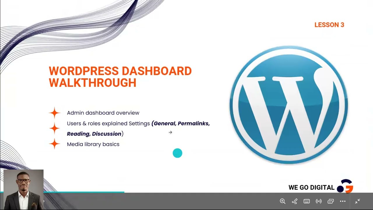 Lesson 3 | WordPress Dashboard Walkthrough