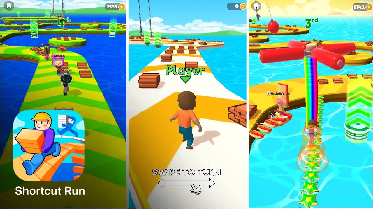 Shortcut Run Game, Hyper Casual Game All Levels Gameplay