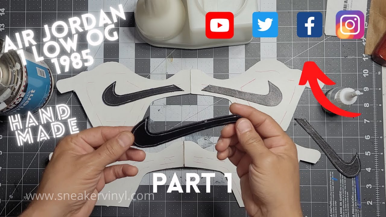 How to Make an AIR JORDAN 1 LOW 85 OG Step-by-step PART 1 