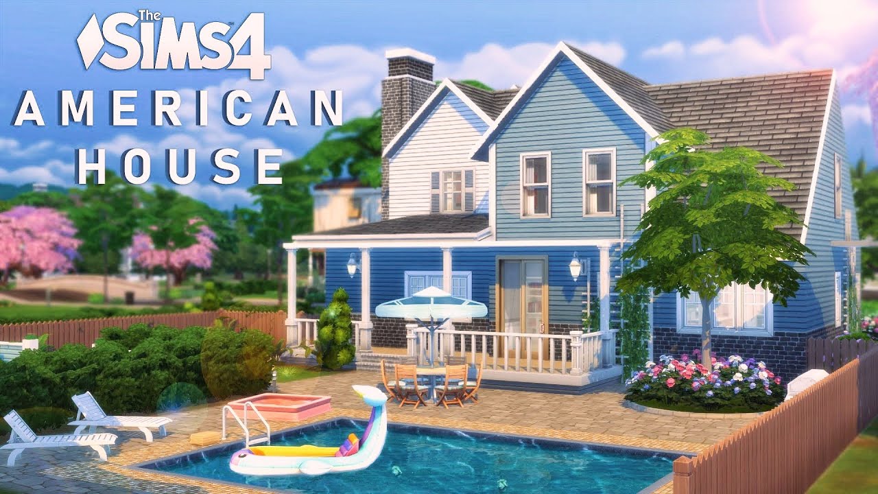 🏡 American Family House | Willow Creek (noCC) THE SIMS 4 | Stop Motion