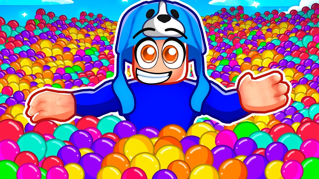 Filling the ROBLOX MAP With BALL PIT BALLS!