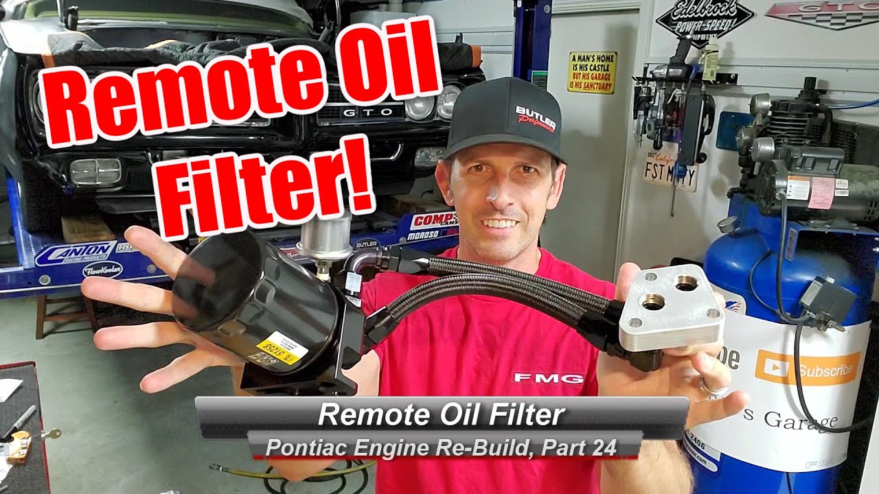 Как установить выносной масляный фильтр с помощью шлангов AN для вашего классического маслкара.