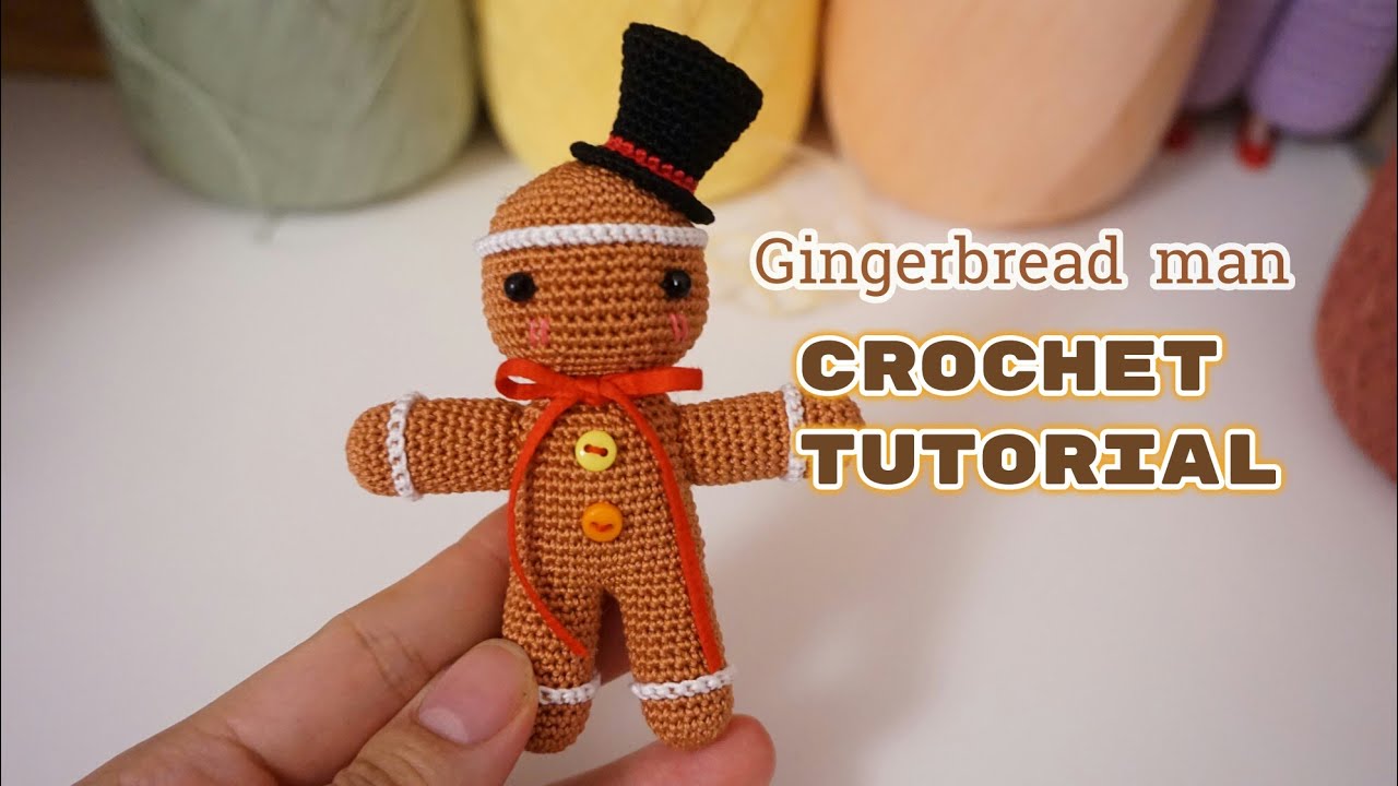 How to crochet Gingerbread man / christman ornament