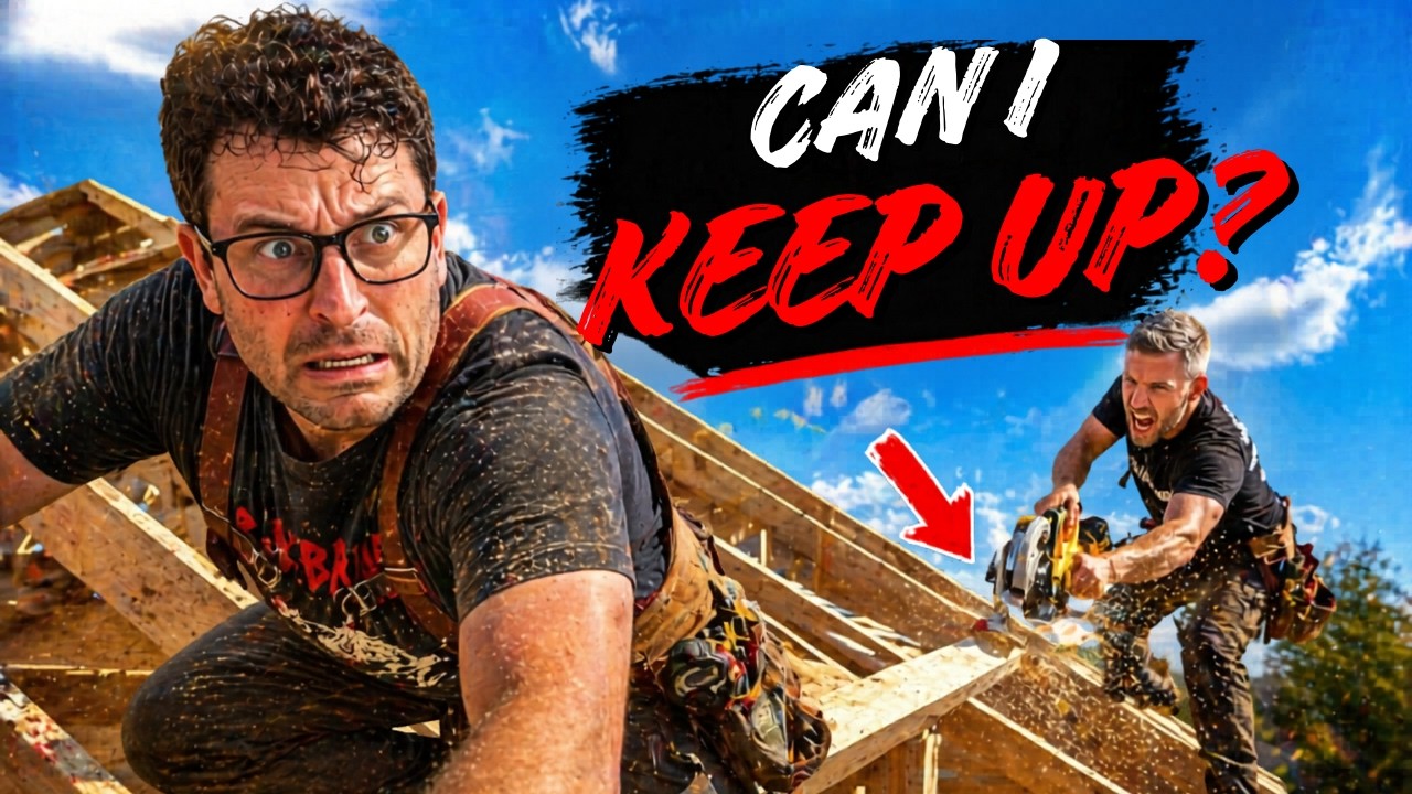 YouTuber VS Pro Carpenter | Who Frames The Better Roof?