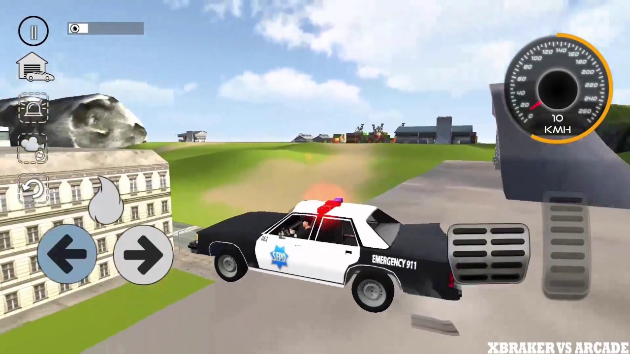 Police Car Drift Simulator 2018 | Big City Map and Stunt Map - Android GamePlay FHD