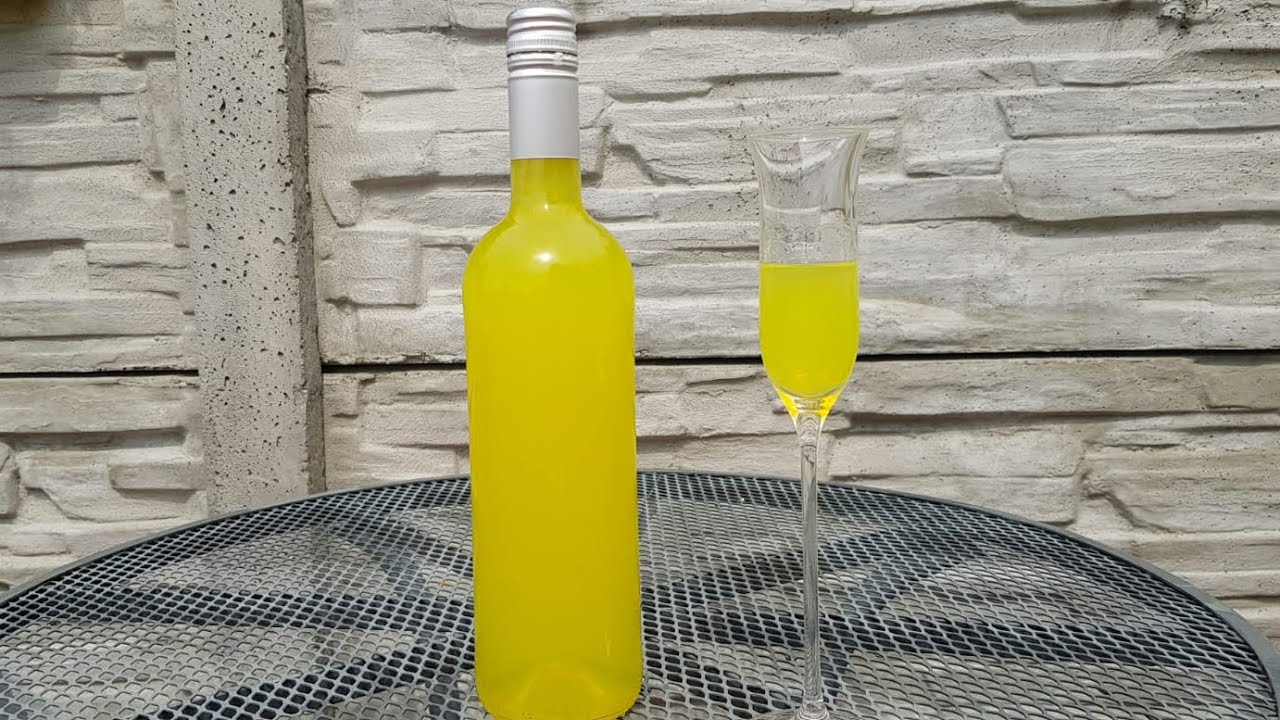 Receta original napolitana para limoncello casero