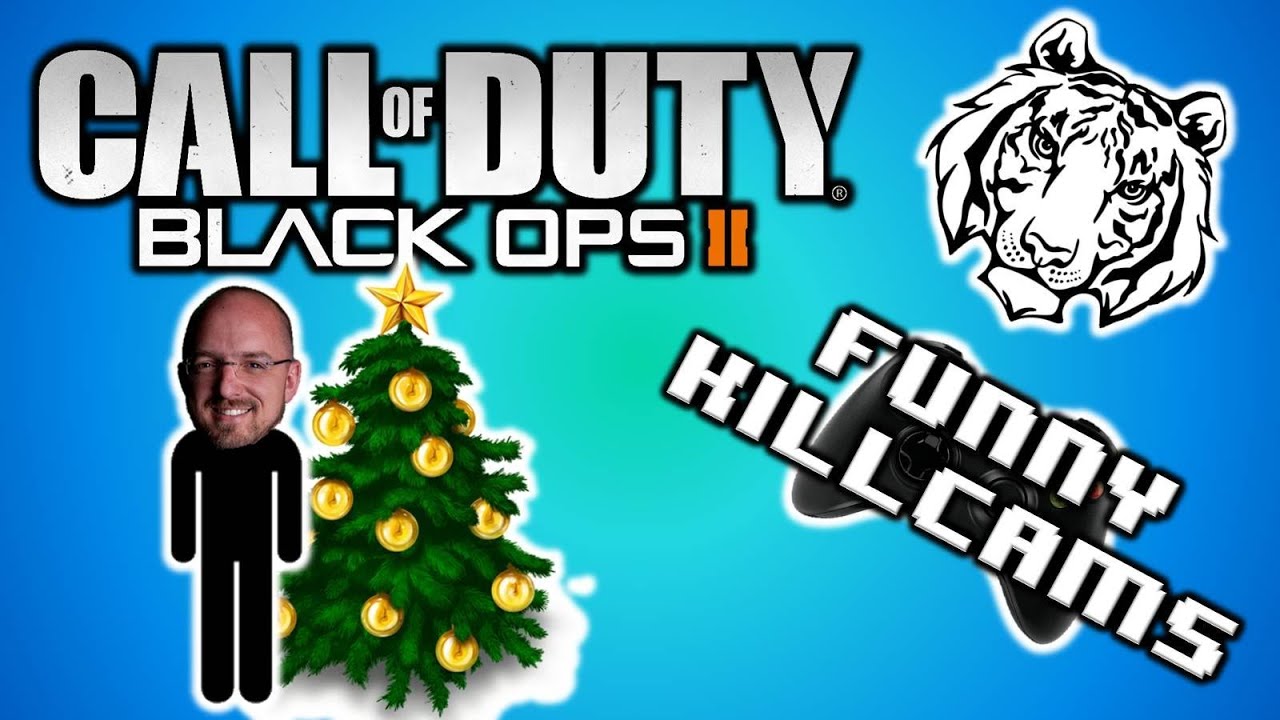 Black Ops 2 Funny Killcams 6 - Back to Back EPIC Noob Tubes, Christmas Tree, and the Shoulder Lean!