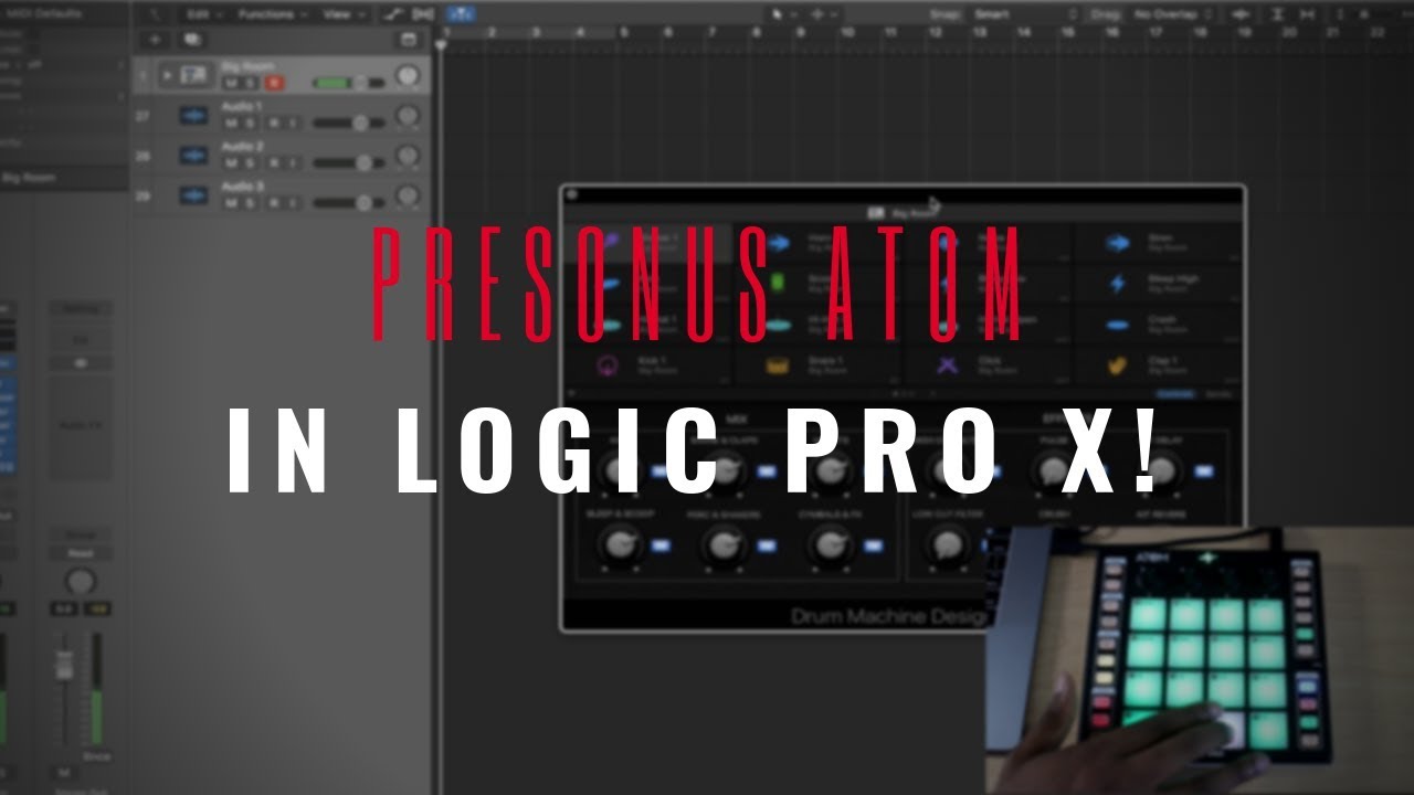 Using The Presonus Atom In Logic Pro X!