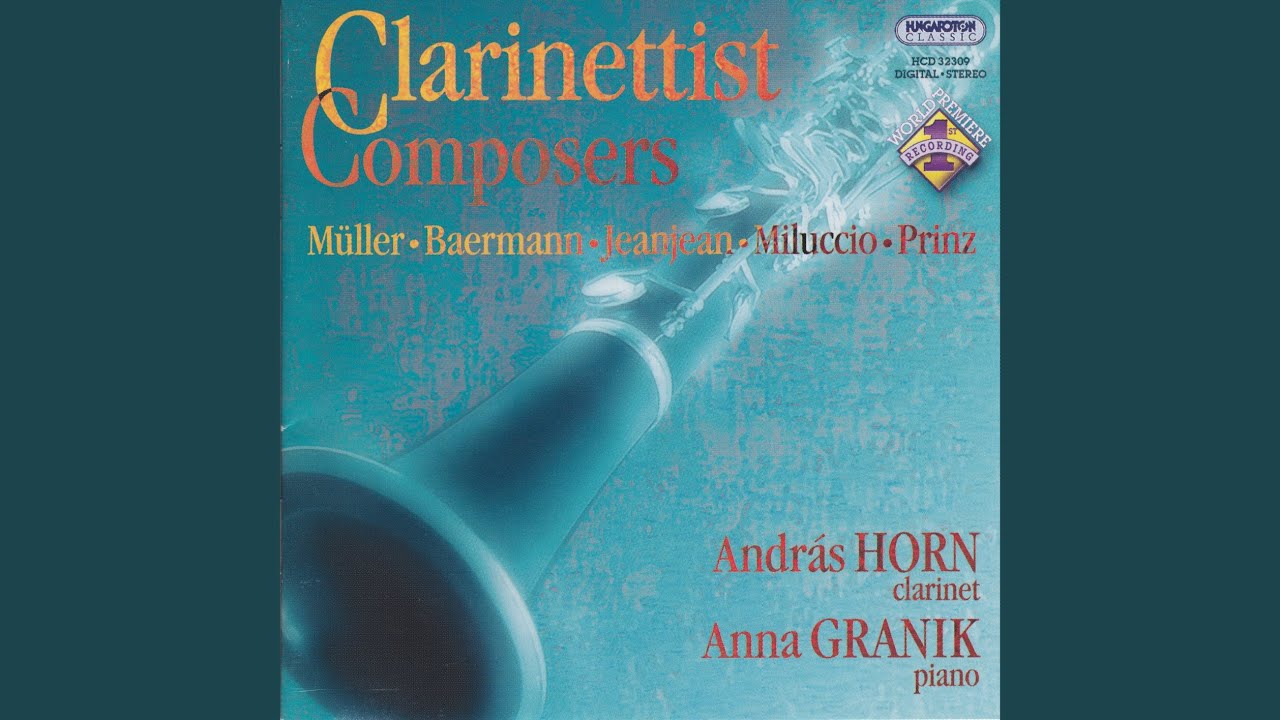 C. Baermann: Souvenirs de Bellini – Fantaisie brillante 1. Maestoso. Molto moderato