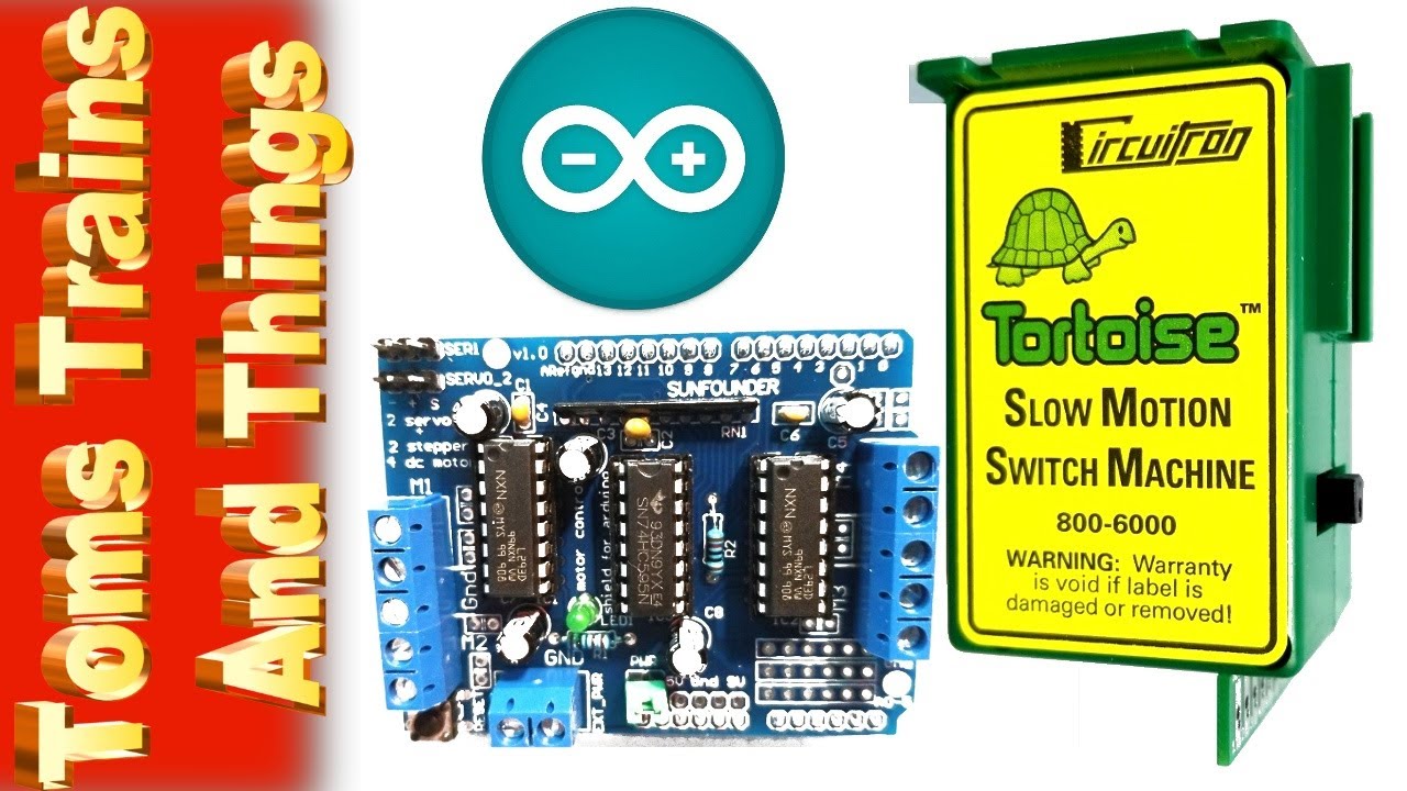 Control 4 Tortoise Switch Machines With A Motor Shield