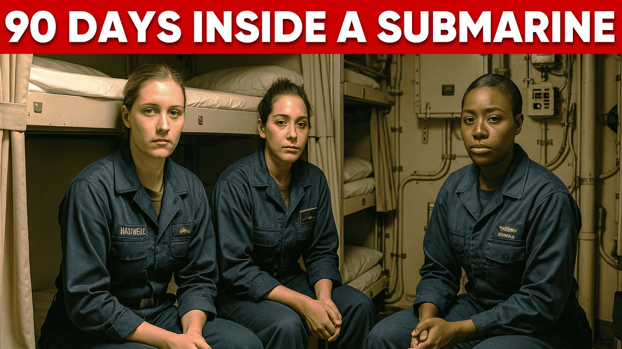 How Female Submarine Sailors Eat, Sleep & Survive for 3 Months Underwater