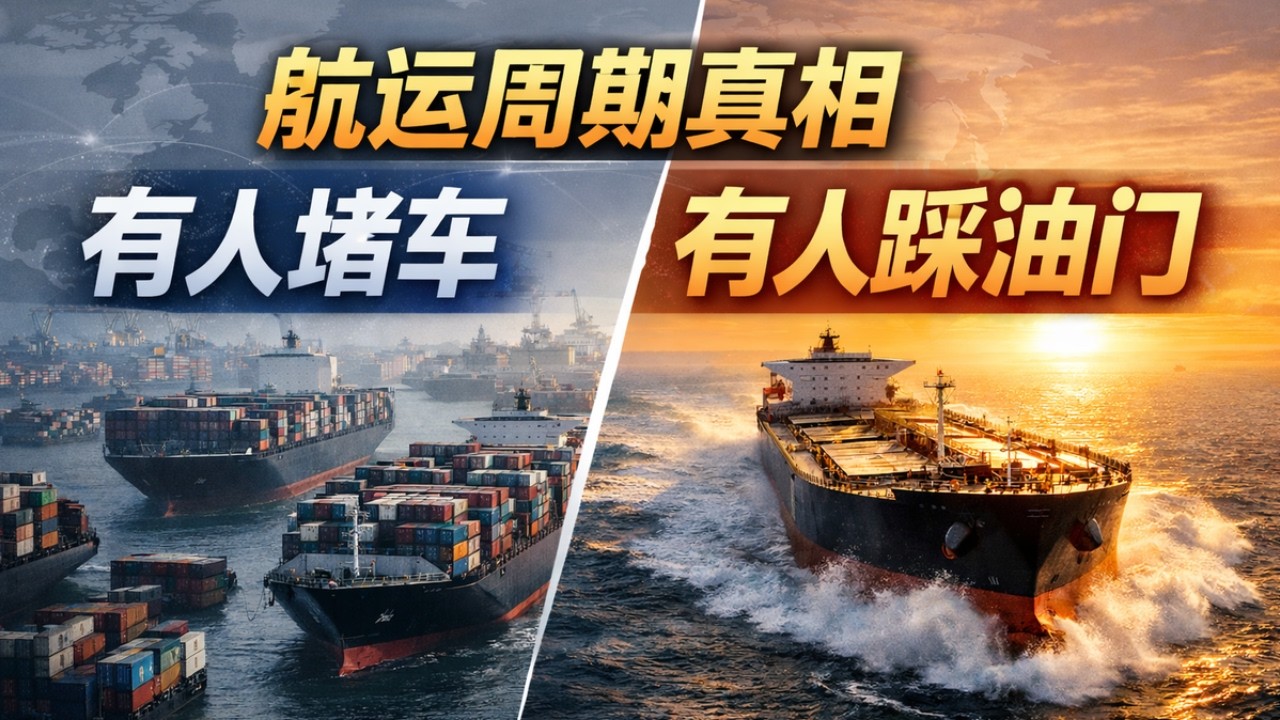 【行业深度】航运业 &ldquo;三岔路口&rdquo;：集运、油运、干散货 2026 命运天差地别！看懂这 3 个逻辑才能抓对周期股