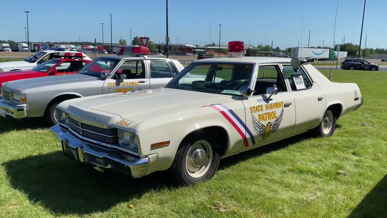 Ohio State Highway Patrol Vintage Fleet~Commodore Perry Service Plaza