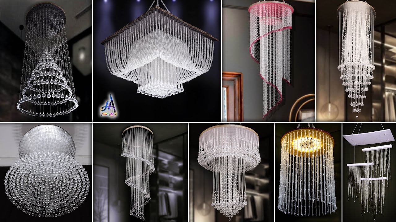 Boho Home Stylish!!.. Chandelier - 10  DIY Pearls Wall Hanging/Jummar #DIYRoomDecor