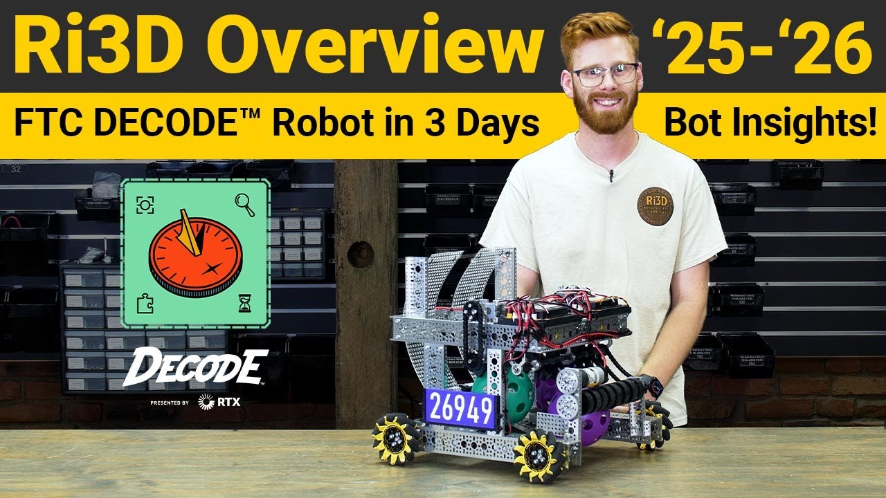 goBILDA® Robot in 3 Days FTC DECODE™ Bot Breakdown