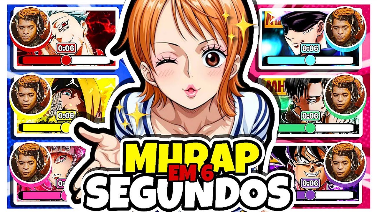 🔊 ADIVINHE qual é o RAP de ANIME 🤩 em apenas 6 SEGUNDOS e sem o VOCAL 🕒✨‼️