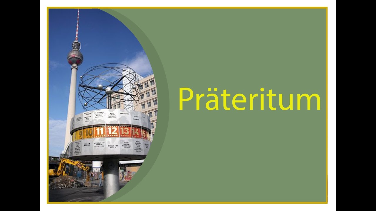 Les Jerman Gratis - Grammatik - Präteritum (G15) A1.2