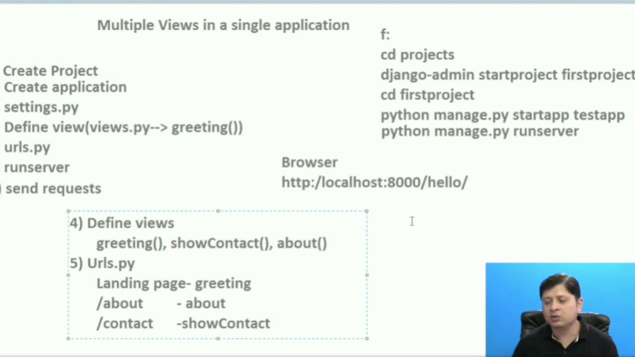 Multiple views in single app in django 20 | django python