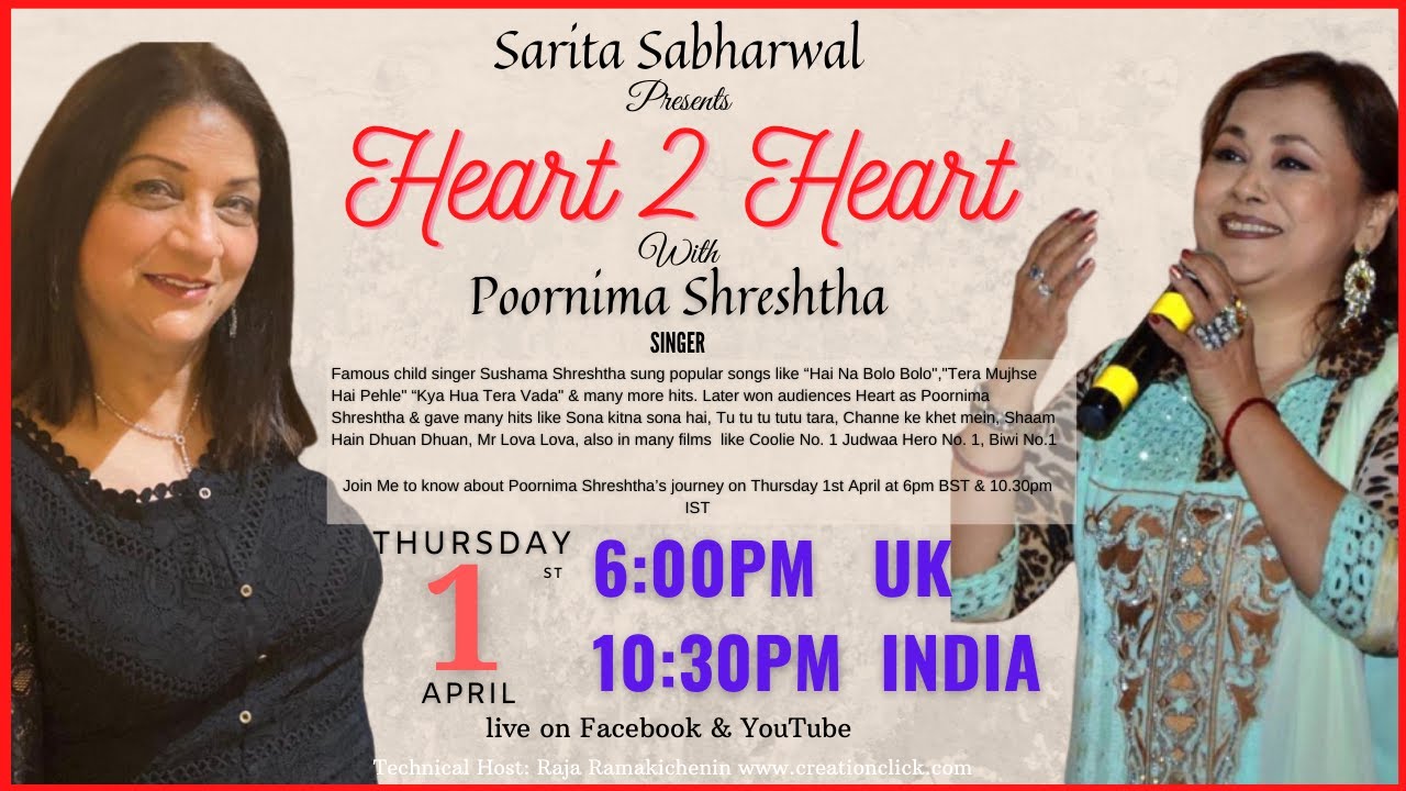 Poornima Shrestha on Sarita Sabharwal's Heart 2 Heart