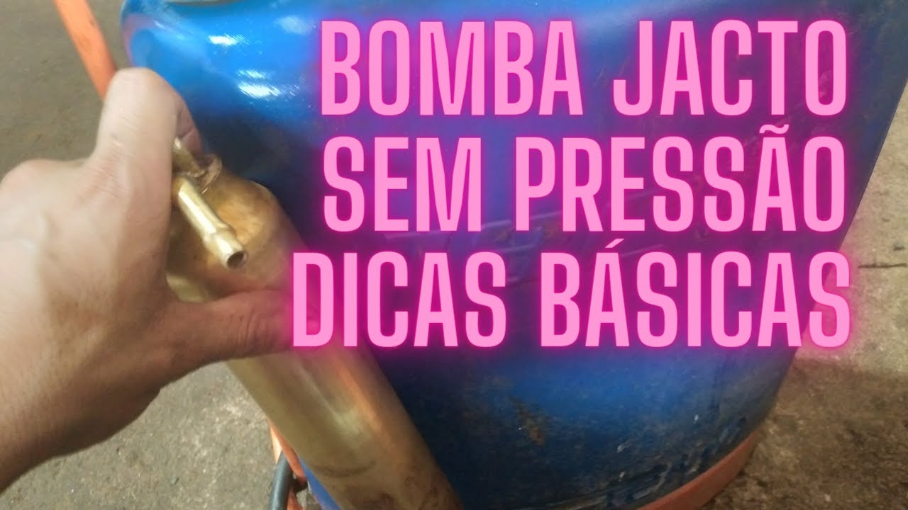 pulverizador jacto manual pouca press&atilde;o escapando press&atilde;o