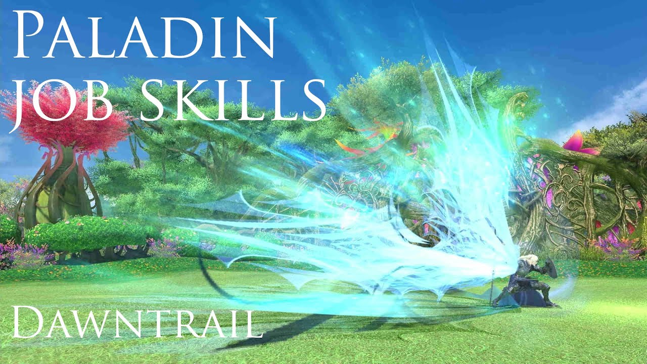 Paladin Job Skill Animations Dawntrail FFXIV | ナイト ジョブアクション動画