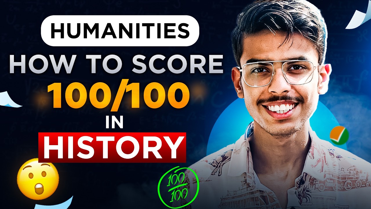 How to Score Full Marks in History 🔥🤫 | Class 11 and 12 Humanities Session 2024-25