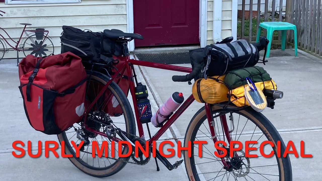 Surly Midnight Special is Packed for the Weekend 🚴‍♂️🏕