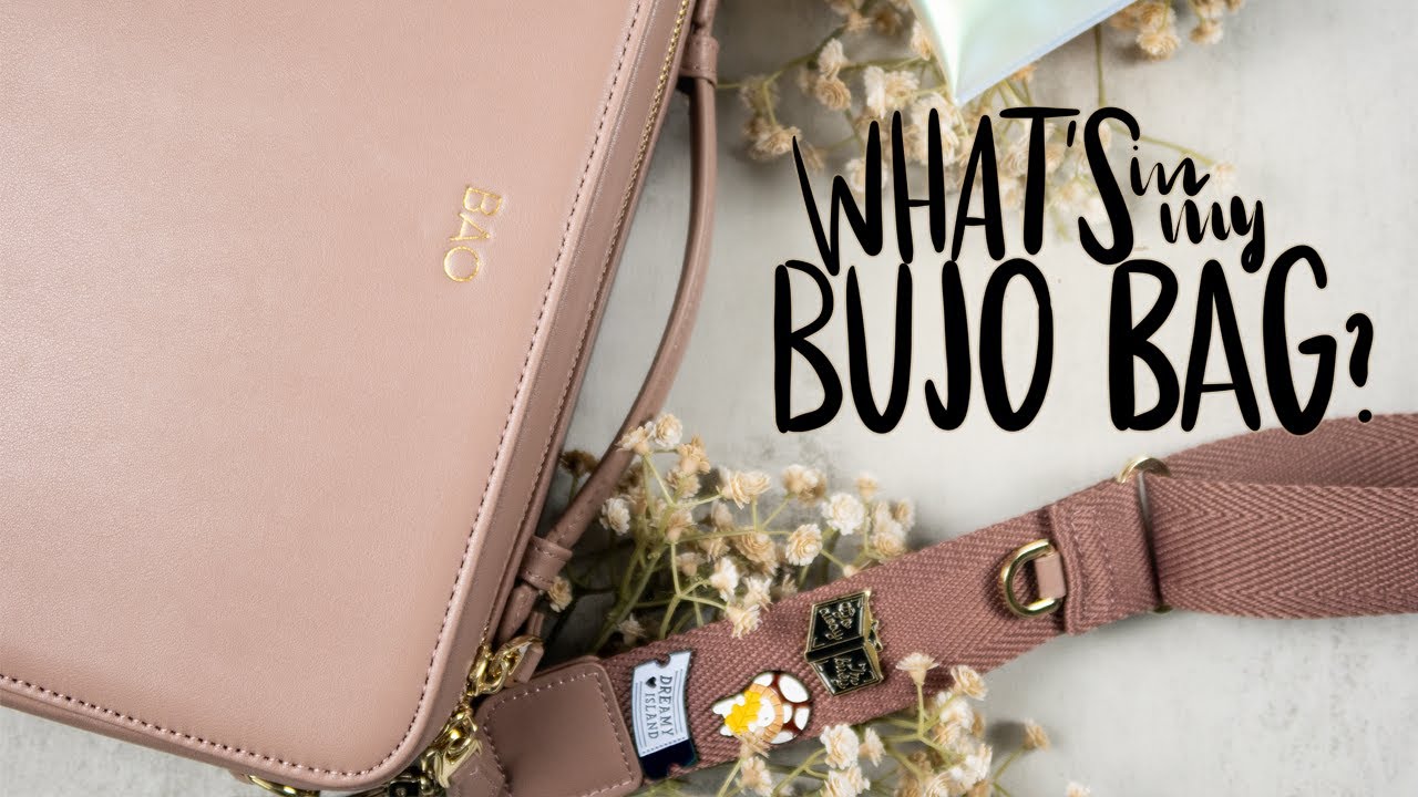 What's in my Bag? ✨ sharing what I keep in my journal bag and how I organize it | Absent Studio BAO