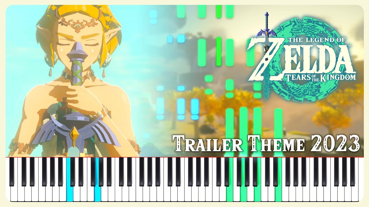 Trailer Theme (2023) ~ The Legend of Zelda: Tears of the Kingdom | Piano Cover (+ Sheet Music)